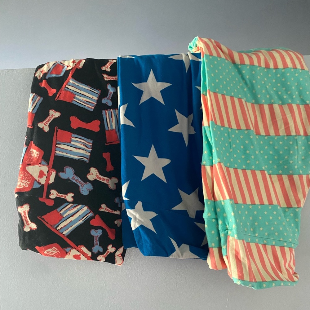 Colorful Patterned Leggings Set